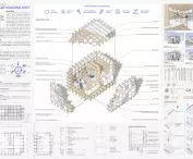 Modular Housing Unit, plansza konkursowa