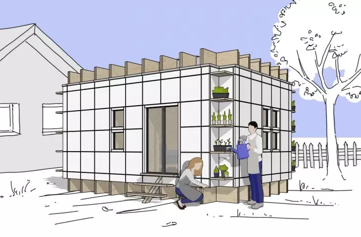 Modular Housing Unit w różny otoczeniu