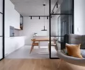view of the kitchen