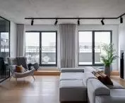 double-sided modular sofa gives the possibility of variable arrangement of the living room