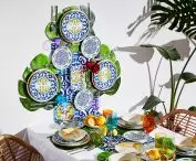 Eclectic table decor