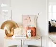 Linear art in the interior 