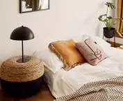 Natural colors in the bedroom