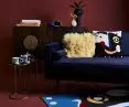 Strong colors and graphic accents
