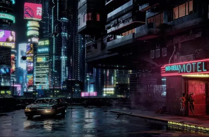 Architektura Night City inspirowana jest brutalizmem