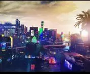 Widok na Night City
