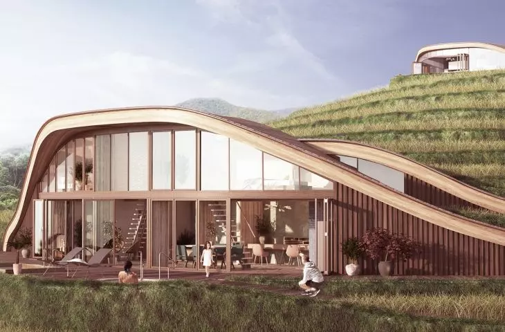 Projekt Rice Hill Resort, jeden z domów