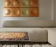 various textures in the living room