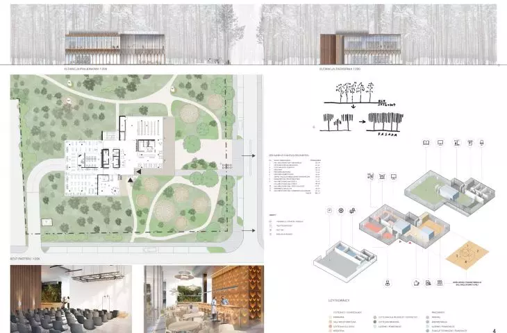 1st place, library, proj.: Regio
