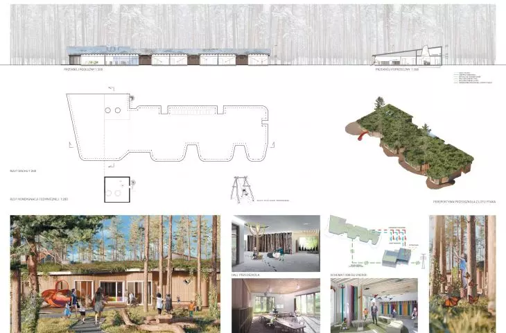 I miejsce, przedszkole i zagospodarowanie terenu, proj.: Regio