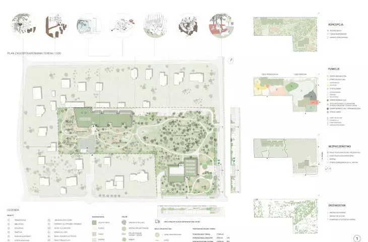 I miejsce, plan zagospodarowania terenu, proj.: Regio