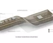 II miejsce, schemat konstrukcji, proj.: Studio4Space, Atelier Entropic