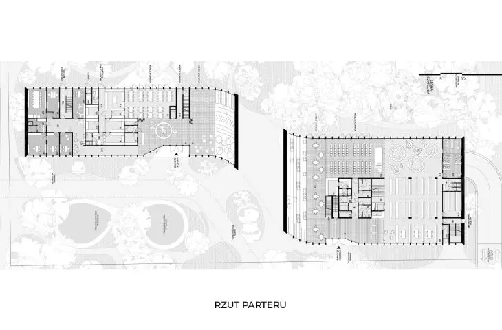 Second place, first floor plan, proj.: Studio4Space, Atelier Entropic