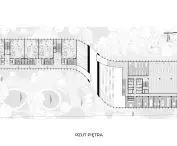 II miejsce, rzut piętra, proj.: Studio4Space, Atelier Entropic
