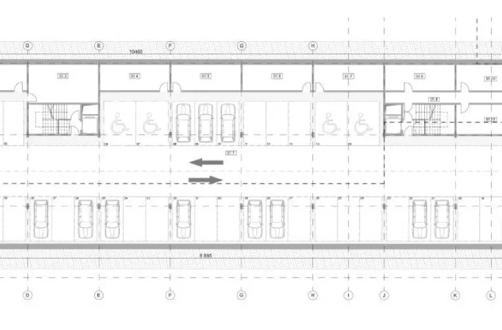 III miejsce, zestawienie powierzchni, proj.: MIJO architektura