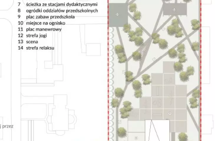 Third place, landscaping, proj.: MIJO architecture