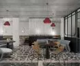 Restauracja Połączenia, zaprojektowano również meble