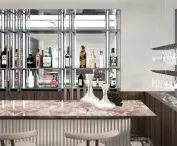 The bar illuminates a bright panel 