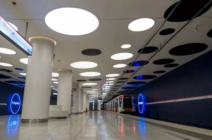 Subway stations in Warsaw's Wola district designed by Kazimierski i Ryba and Archinauci Design Bureau