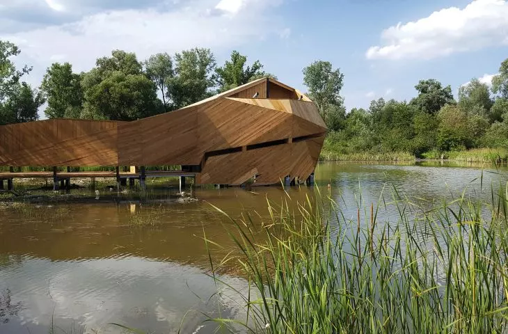 Bobrowisko Enclave in Stary Sącz by 55Architekci studio