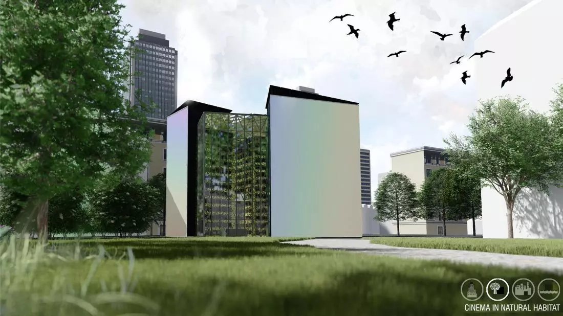 Eco Cube w parku