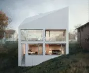 large glazing in the rear elevation