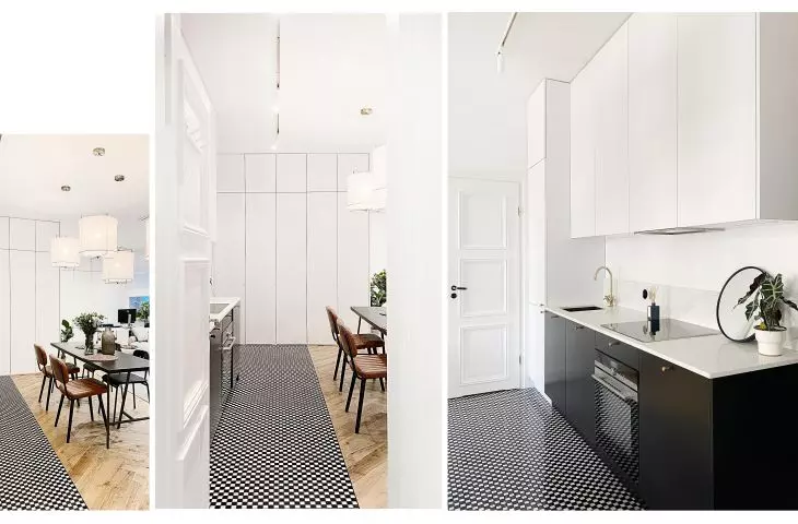 Kuchnia utrzymana w klasycznym stylu