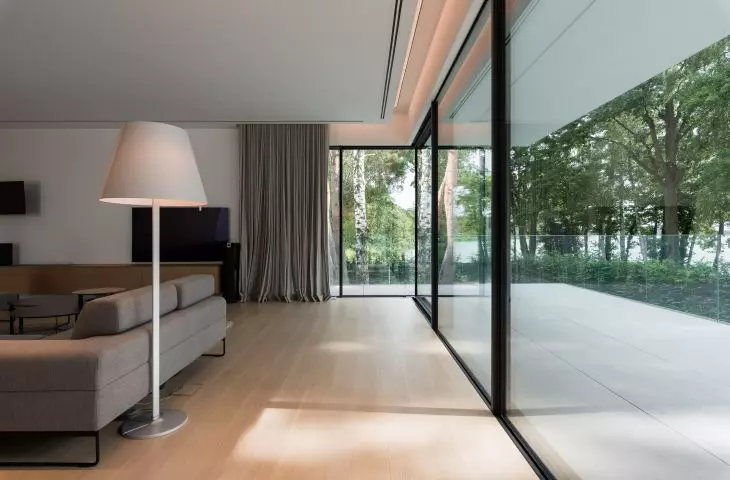 Lake house, living area