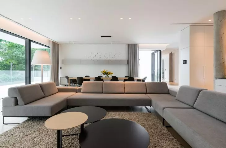 Lake house, living room