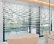 Lake house, one of the bathrooms