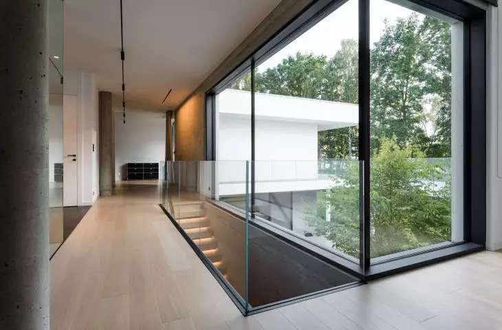 Glazing provides views of nature