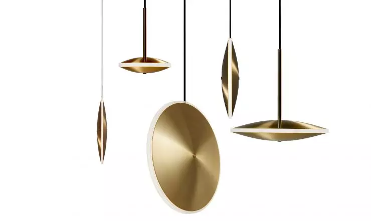 Lampy wiszące Graypants Chrona Brass