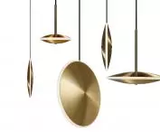 Graypants Chrona Brass Pendant Lamps