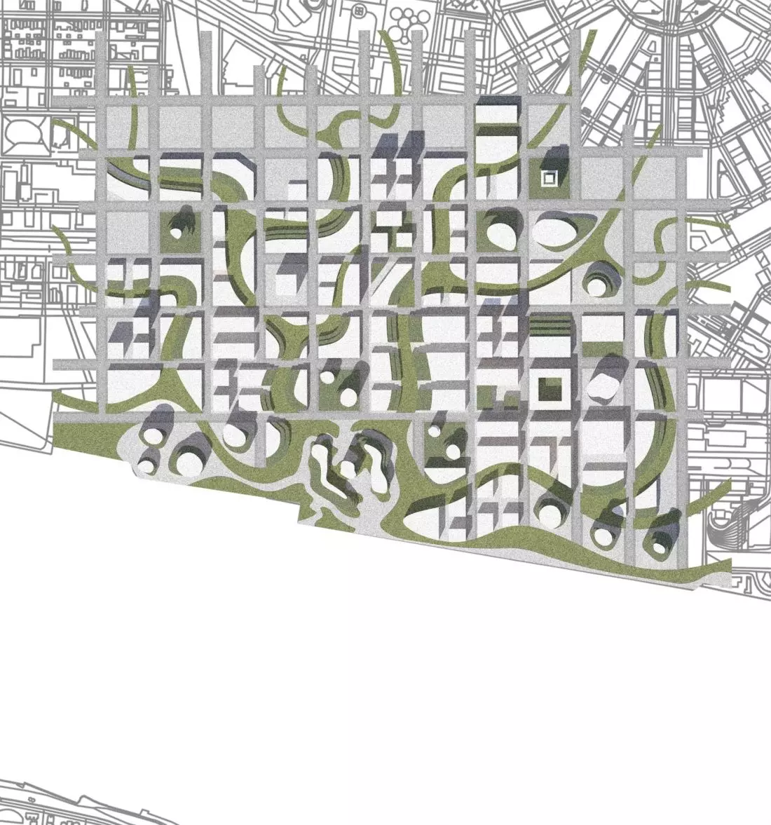 Zielone miasto, plan