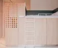 do jasnego wnętrza architekci wprowadzili funkcjonalny box