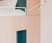green color appears in several places in the interior