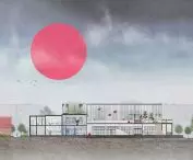 Zakole Sztuki, przekrój elewacji