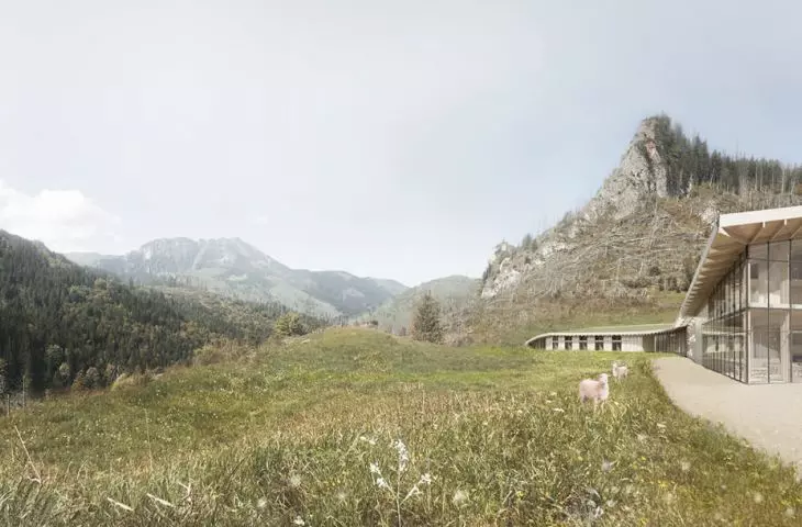 widok od strony szlaku