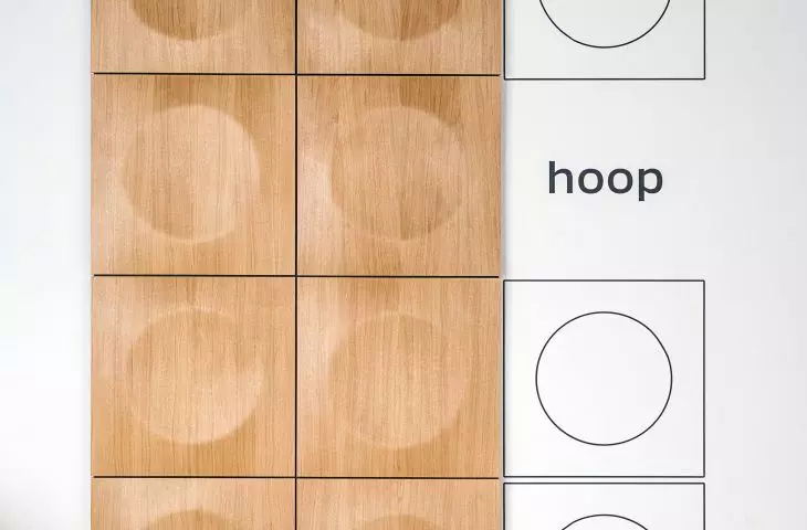 Okładzina ścienna 3D HOOP – kolekcja FORM