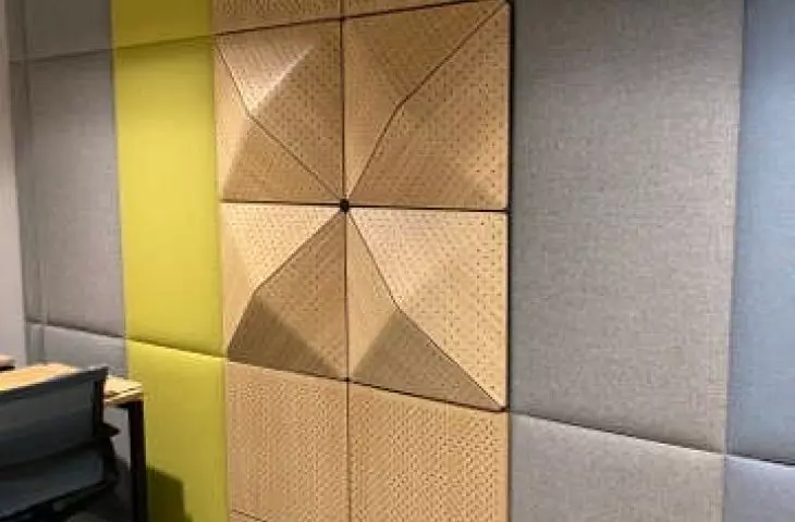 Perforowany panel sufitowo-ścienny 3D TRIGO – kolekcja FORM