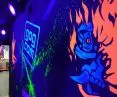 Luminescent and chromatic paints for walls, facades and surfaces