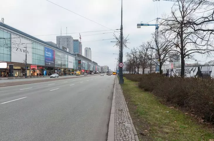 Marszalkowska - road for bicycles