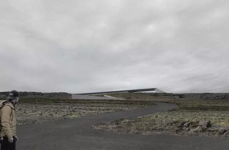 The project is a visitor center and observation post