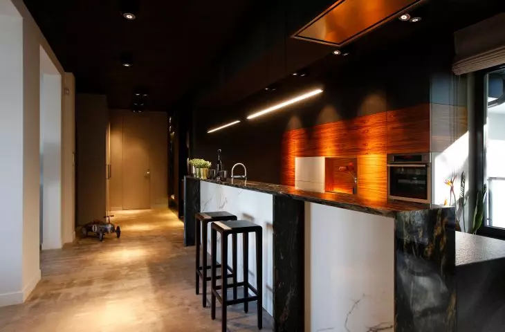 Apartament w Krakowie, naturalne materiały