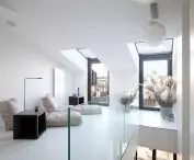 Apartament w Krakowie, przestrzeń na piętrze