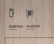 oznaczenie lokalizacji gaśnicy i hydrantu