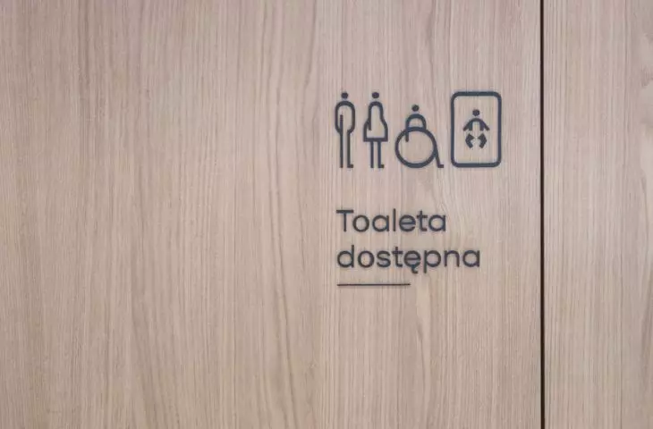 designation of accessible toilet