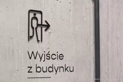 oznaczenie wyjścia z budynku oznaczenie wyjścia z budynku