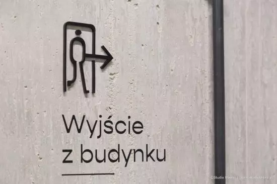 oznaczenie wyjścia z budynku oznaczenie wyjścia z budynku