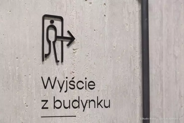 oznaczenie wyjścia z budynku oznaczenie wyjścia z budynku